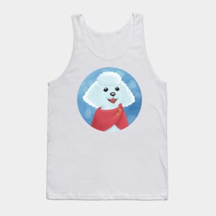 Winter Poodle Tank Top